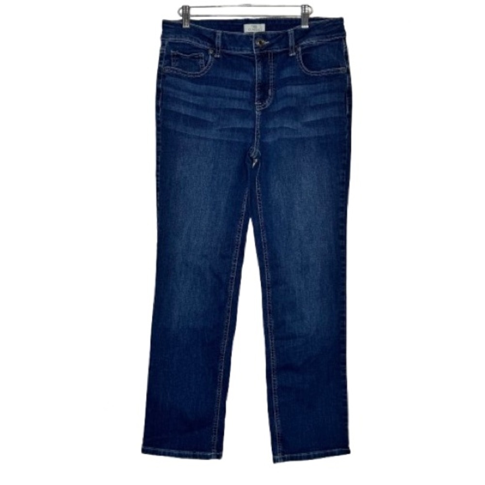 M Jeans Classic Dark Blue Women’s Jeans - Comfortable Straight Leg size 12